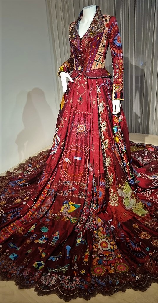 The Red Dress full length view