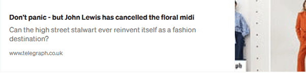 Snippet showing Telegraph.co.uk link